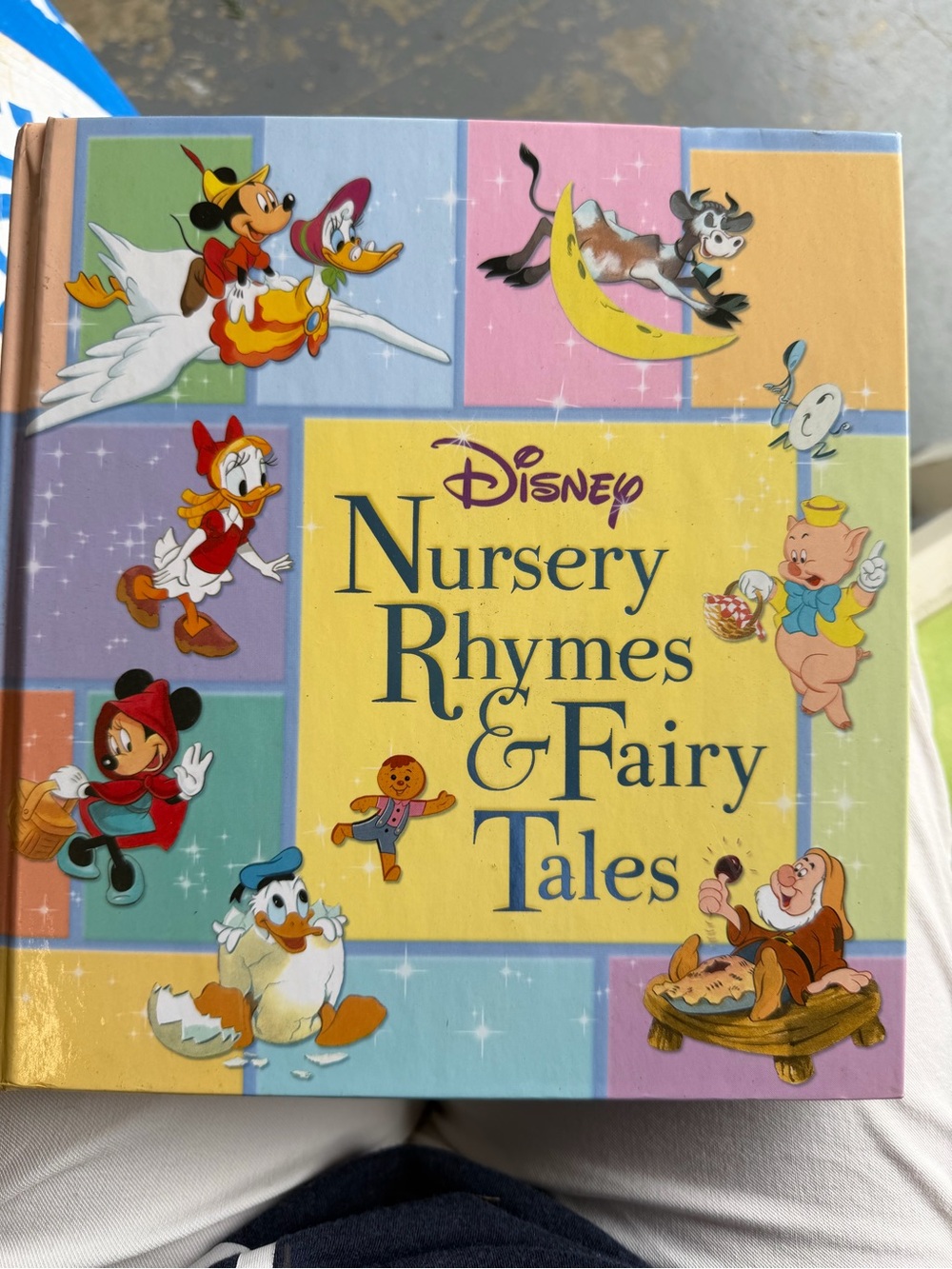 Disney Nursery Rhymes & Fairy Tales Book - Yellow, Pink, Blue